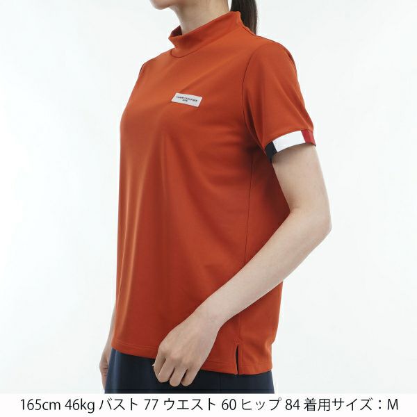 トミー ヒルフィガー ゴルフ Tommy Hilfiger Golf レディース レディース ストライプカフス 半袖モックシャツ THLA428 詳細16