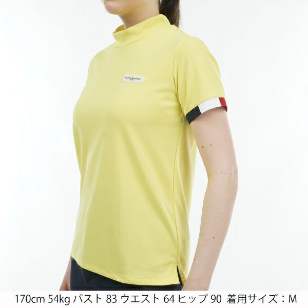 トミー ヒルフィガー ゴルフ Tommy Hilfiger Golf レディース レディース ストライプカフス 半袖モックシャツ THLA428 詳細20