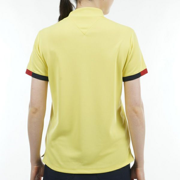 トミー ヒルフィガー ゴルフ Tommy Hilfiger Golf レディース レディース ストライプカフス 半袖モックシャツ THLA428 詳細21