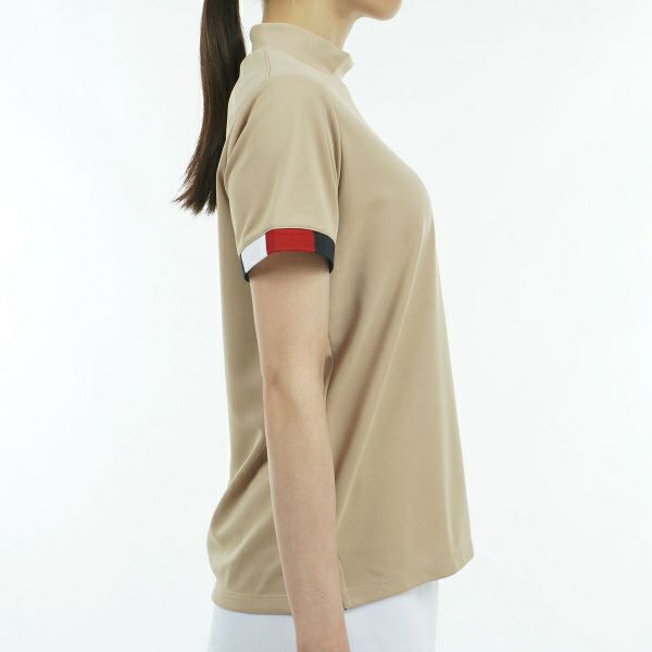 トミー ヒルフィガー ゴルフ Tommy Hilfiger Golf レディース レディース ストライプカフス 半袖モックシャツ THLA428 詳細23