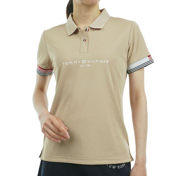 トミー ヒルフィガー ゴルフ Tommy Hilfiger Golf レディース レディース フロントロゴ 半袖ポロシャツ THLA429 詳細3