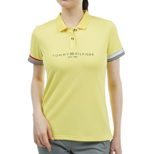 トミー ヒルフィガー ゴルフ Tommy Hilfiger Golf レディース レディース フロントロゴ 半袖ポロシャツ THLA429 詳細7