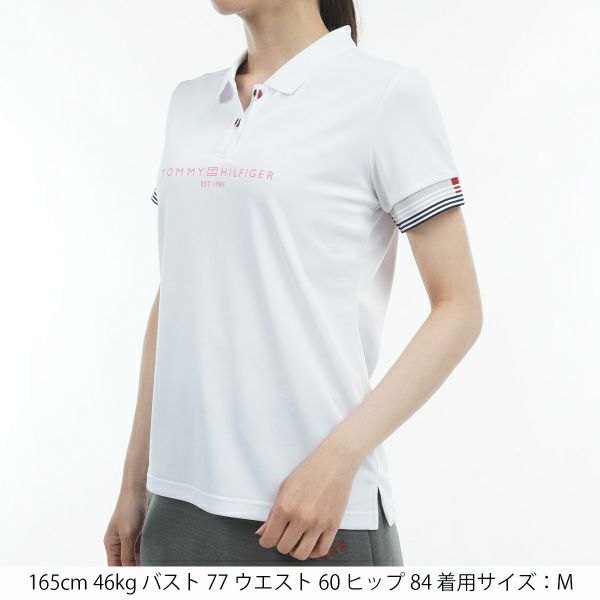 トミー ヒルフィガー ゴルフ Tommy Hilfiger Golf レディース レディース フロントロゴ 半袖ポロシャツ THLA429 詳細10