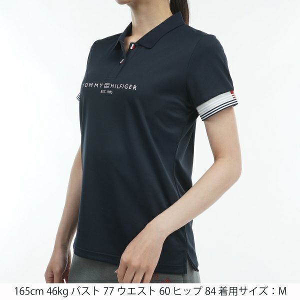 トミー ヒルフィガー ゴルフ Tommy Hilfiger Golf レディース レディース フロントロゴ 半袖ポロシャツ THLA429 詳細13
