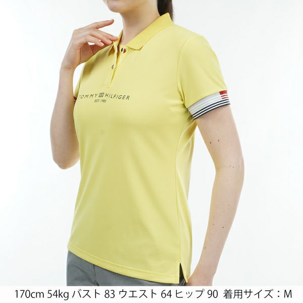 トミー ヒルフィガー ゴルフ Tommy Hilfiger Golf レディース レディース フロントロゴ 半袖ポロシャツ THLA429 詳細18