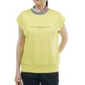 トミー ヒルフィガー ゴルフ Tommy Hilfiger Golf レディース レディース フロントロゴ フレンチスリーブモックシャツ THLA430 詳細5