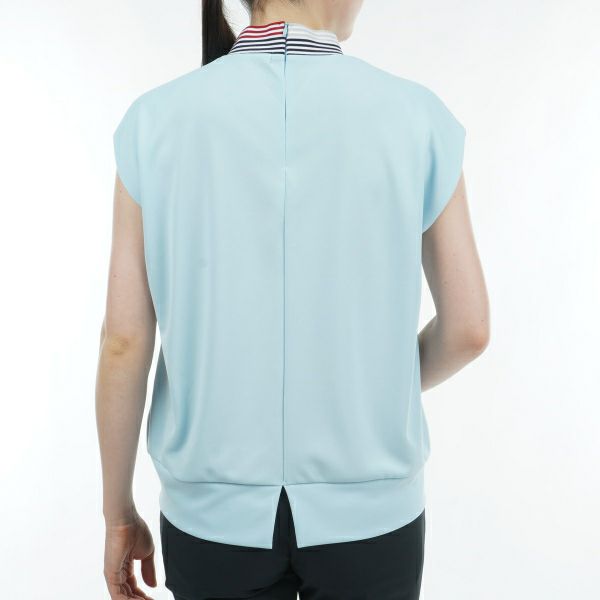 トミー ヒルフィガー ゴルフ Tommy Hilfiger Golf レディース レディース フロントロゴ フレンチスリーブモックシャツ THLA430 詳細7