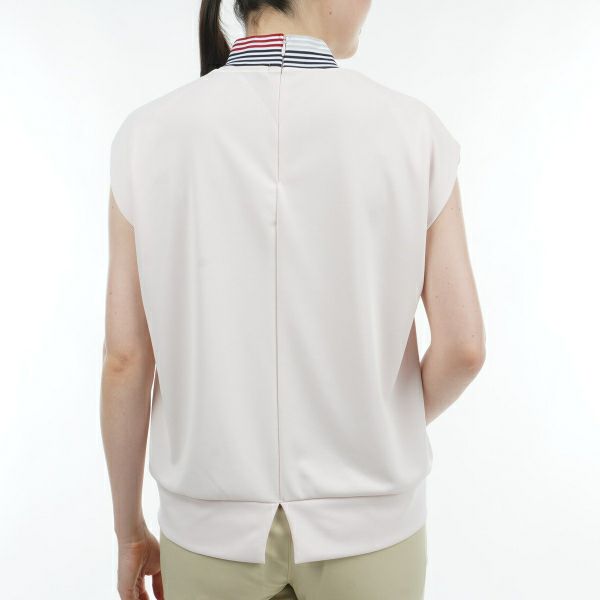 トミー ヒルフィガー ゴルフ Tommy Hilfiger Golf レディース レディース フロントロゴ フレンチスリーブモックシャツ THLA430 詳細13