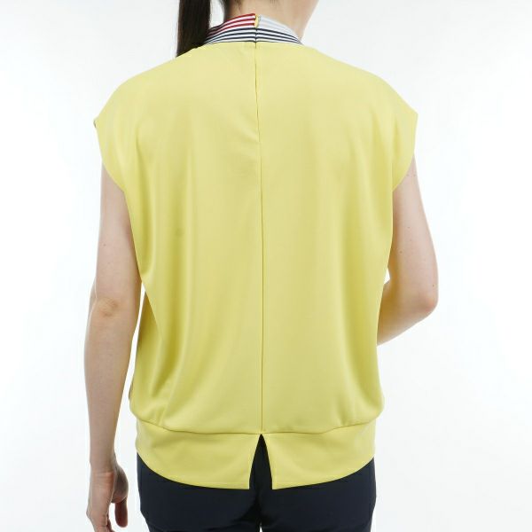 トミー ヒルフィガー ゴルフ Tommy Hilfiger Golf レディース レディース フロントロゴ フレンチスリーブモックシャツ THLA430 詳細15