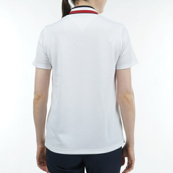 トミー ヒルフィガー ゴルフ Tommy Hilfiger Golf レディース レディース カレッジロゴ 半袖モックシャツ THLA431 詳細9