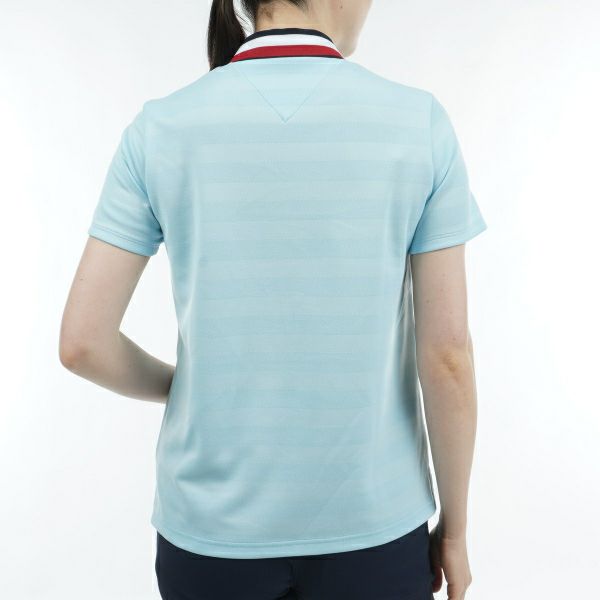 トミー ヒルフィガー ゴルフ Tommy Hilfiger Golf レディース レディース カレッジロゴ 半袖モックシャツ THLA431 詳細13