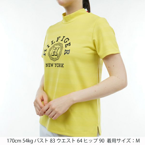 トミー ヒルフィガー ゴルフ Tommy Hilfiger Golf レディース レディース カレッジロゴ 半袖モックシャツ THLA431 詳細14