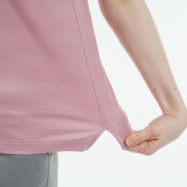 トミー ヒルフィガー ゴルフ Tommy Hilfiger Golf レディース レディース カレッジロゴ 半袖モックシャツ THLA431 詳細18