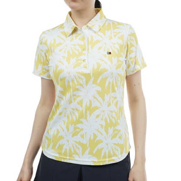 トミー ヒルフィガー ゴルフ Tommy Hilfiger Golf レディース レディース パームツリー 半袖シャツ THLA432 詳細1