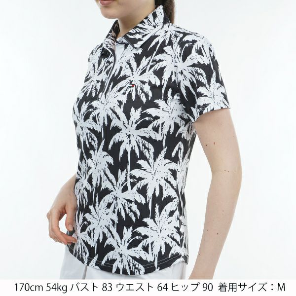 トミー ヒルフィガー ゴルフ Tommy Hilfiger Golf レディース レディース パームツリー 半袖シャツ THLA432 詳細7