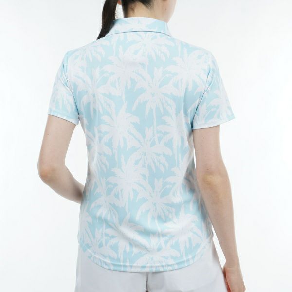 トミー ヒルフィガー ゴルフ Tommy Hilfiger Golf レディース レディース パームツリー 半袖シャツ THLA432 詳細10