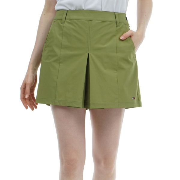 トミー ヒルフィガー ゴルフ Tommy Hilfiger Golf レディース レディース フロントタック キュロットパンツ THLA433 詳細1