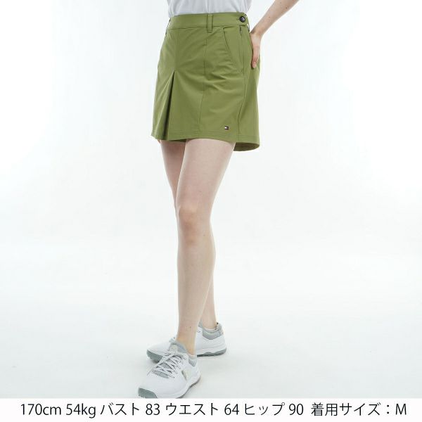 トミー ヒルフィガー ゴルフ Tommy Hilfiger Golf レディース レディース フロントタック キュロットパンツ THLA433 詳細6