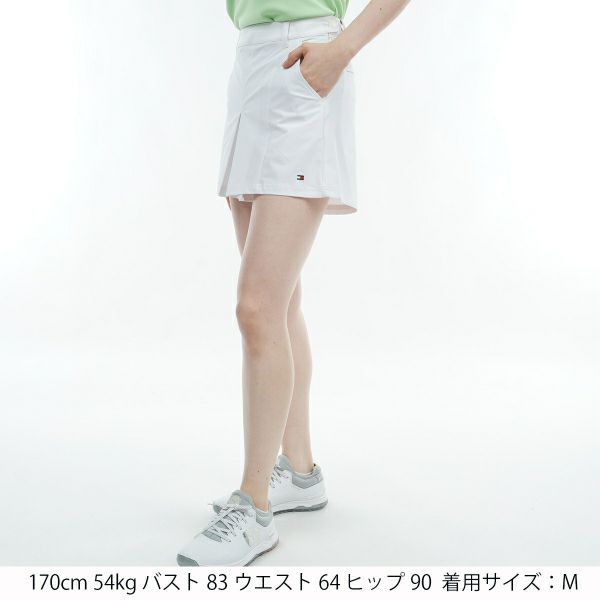 トミー ヒルフィガー ゴルフ Tommy Hilfiger Golf レディース レディース フロントタック キュロットパンツ THLA433 詳細8