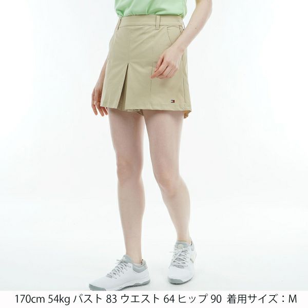 トミー ヒルフィガー ゴルフ Tommy Hilfiger Golf レディース レディース フロントタック キュロットパンツ THLA433 詳細10
