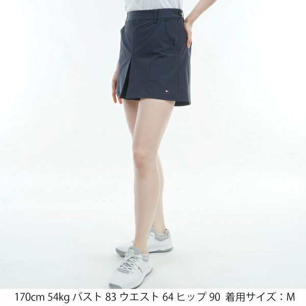 トミー ヒルフィガー ゴルフ Tommy Hilfiger Golf レディース レディース フロントタック キュロットパンツ THLA433 詳細12