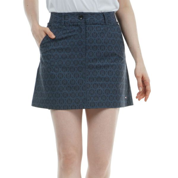 トミー ヒルフィガー ゴルフ Tommy Hilfiger Golf レディース レディース シアサッカー モノグラムスカート THLA435 詳細2
