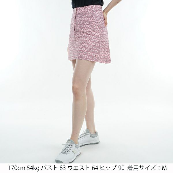 トミー ヒルフィガー ゴルフ Tommy Hilfiger Golf レディース レディース シアサッカー モノグラムスカート THLA435 詳細4