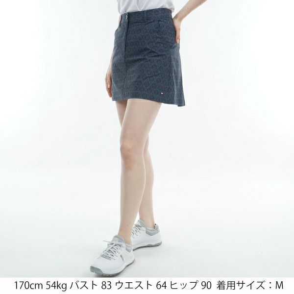 トミー ヒルフィガー ゴルフ Tommy Hilfiger Golf レディース レディース シアサッカー モノグラムスカート THLA435 詳細6
