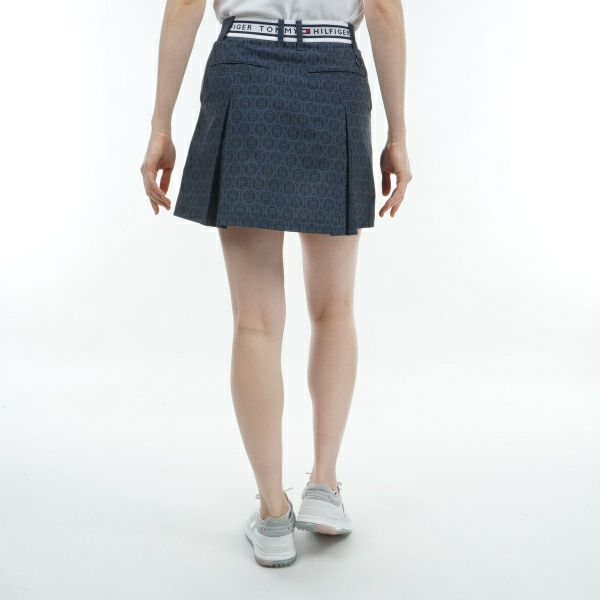 トミー ヒルフィガー ゴルフ Tommy Hilfiger Golf レディース レディース シアサッカー モノグラムスカート THLA435 詳細7
