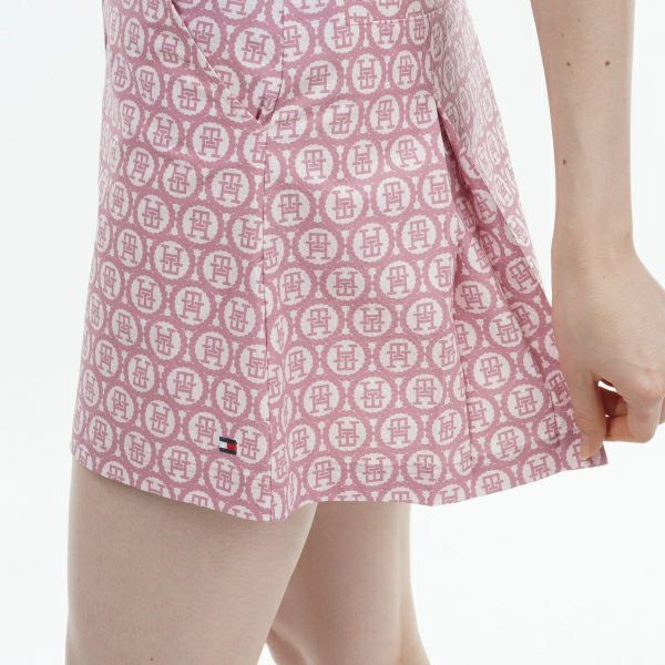 トミー ヒルフィガー ゴルフ Tommy Hilfiger Golf レディース レディース シアサッカー モノグラムスカート THLA435 詳細15