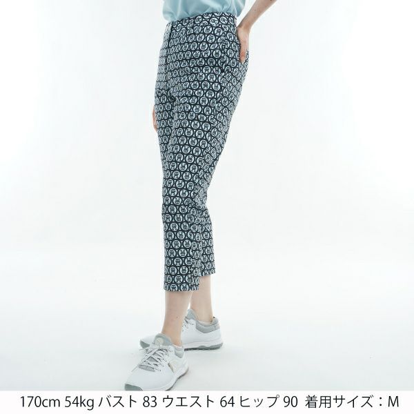 トミー ヒルフィガー ゴルフ Tommy Hilfiger Golf レディース レディース シアサッカー モノグラムカプリパンツ THLA436 詳細4