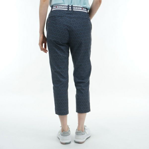 トミー ヒルフィガー ゴルフ Tommy Hilfiger Golf レディース レディース シアサッカー モノグラムカプリパンツ THLA436 詳細7