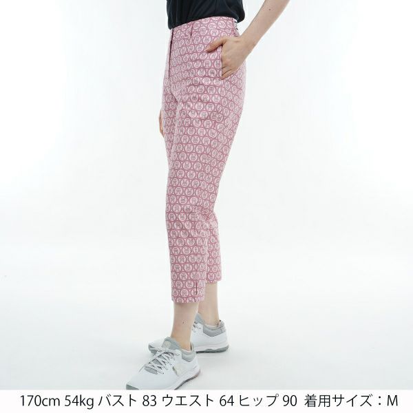 トミー ヒルフィガー ゴルフ Tommy Hilfiger Golf レディース レディース シアサッカー モノグラムカプリパンツ THLA436 詳細8