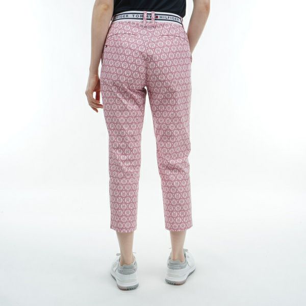 トミー ヒルフィガー ゴルフ Tommy Hilfiger Golf レディース レディース シアサッカー モノグラムカプリパンツ THLA436 詳細9