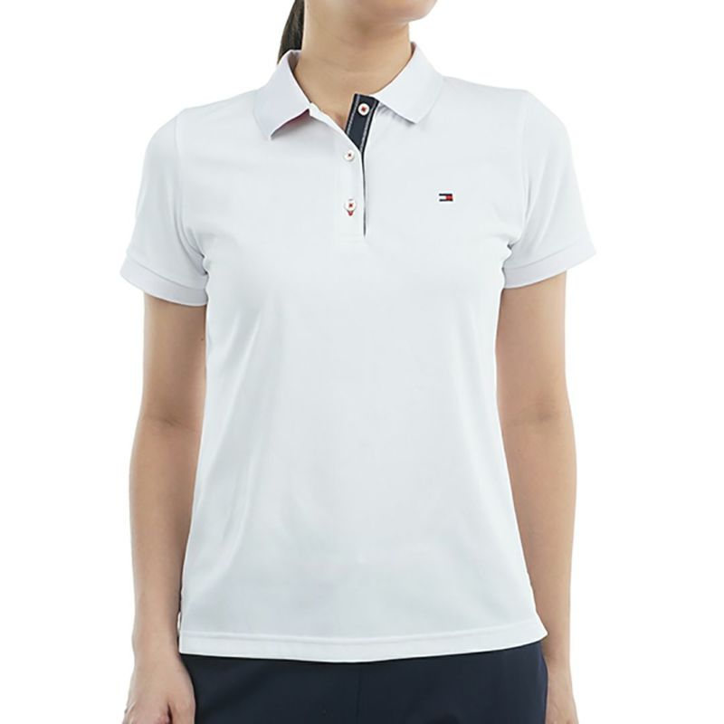 トミー ヒルフィガー ゴルフ Tommy Hilfiger Golf レディース レディース ベーシックフラッグ ポロシャツ THLA439 詳細2