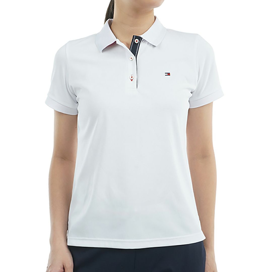 トミー ヒルフィガー ゴルフ Tommy Hilfiger Golf レディース レディース ベーシックフラッグ ポロシャツ THLA439 詳細2