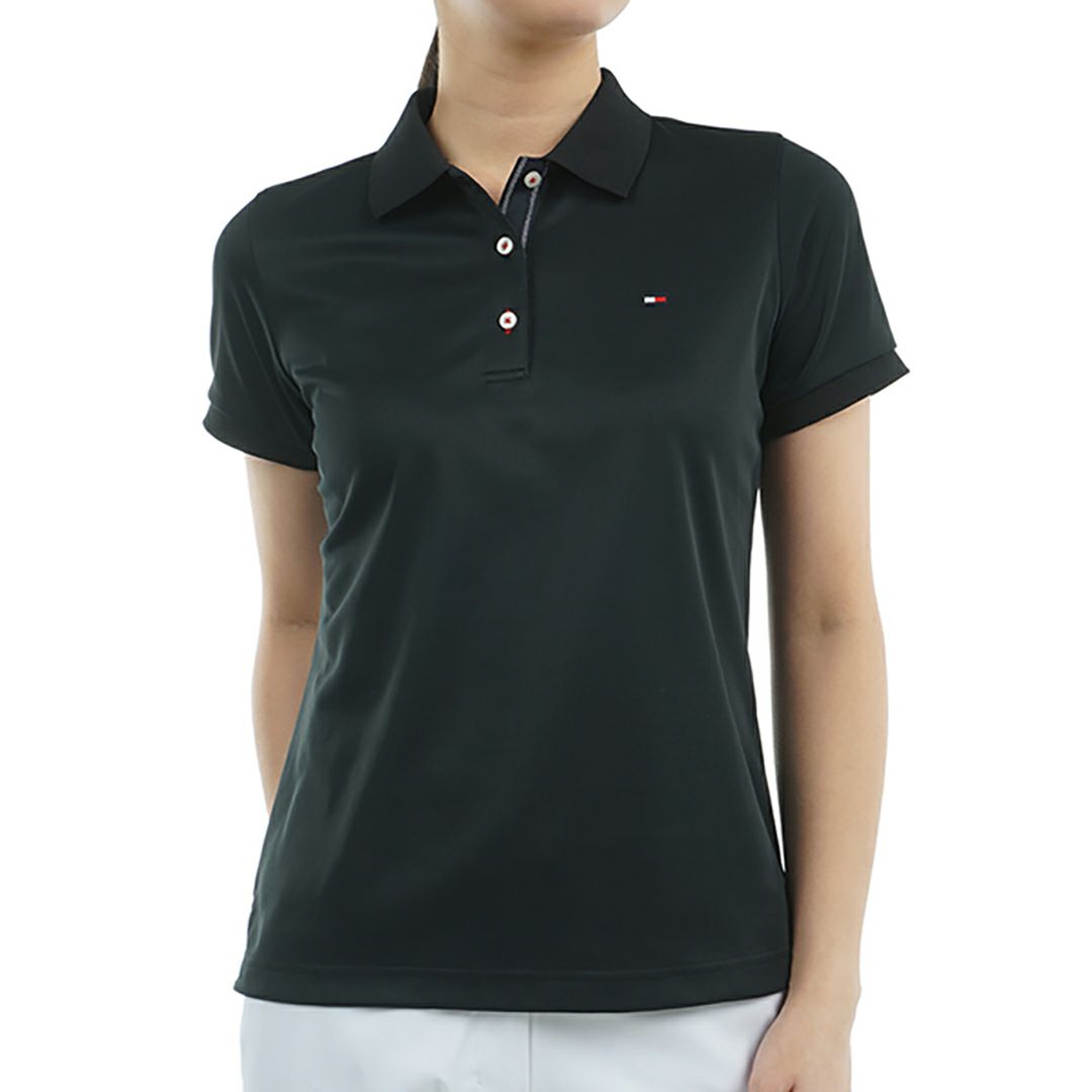 トミー ヒルフィガー ゴルフ Tommy Hilfiger Golf レディース レディース ベーシックフラッグ ポロシャツ THLA439 詳細3