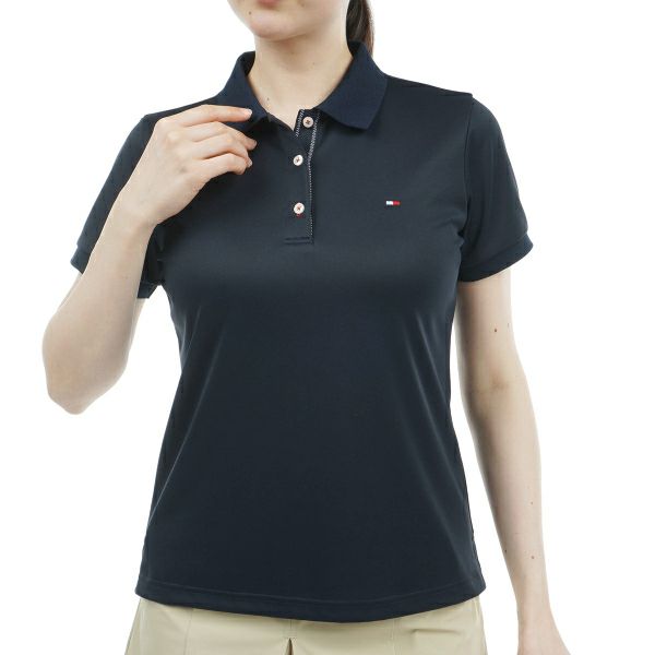 トミー ヒルフィガー ゴルフ Tommy Hilfiger Golf レディース レディース ベーシックフラッグ ポロシャツ THLA439 詳細4