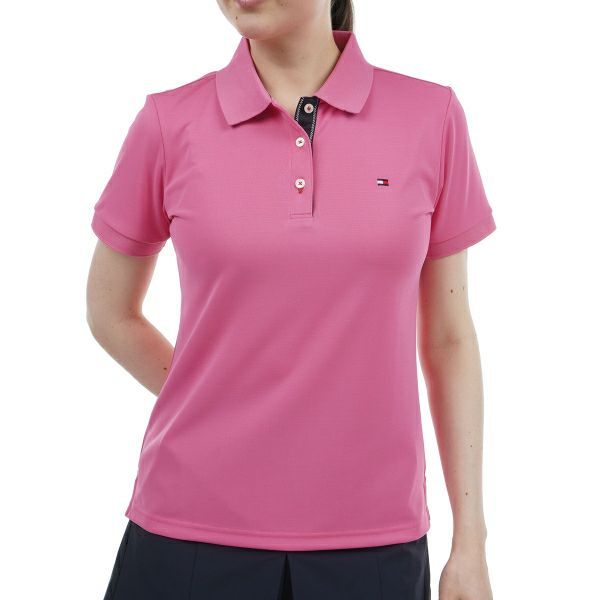 トミー ヒルフィガー ゴルフ Tommy Hilfiger Golf レディース レディース ベーシックフラッグ ポロシャツ THLA439 詳細5