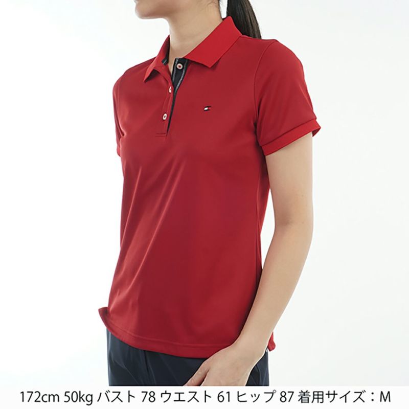 トミー ヒルフィガー ゴルフ Tommy Hilfiger Golf レディース レディース ベーシックフラッグ ポロシャツ THLA439 詳細9