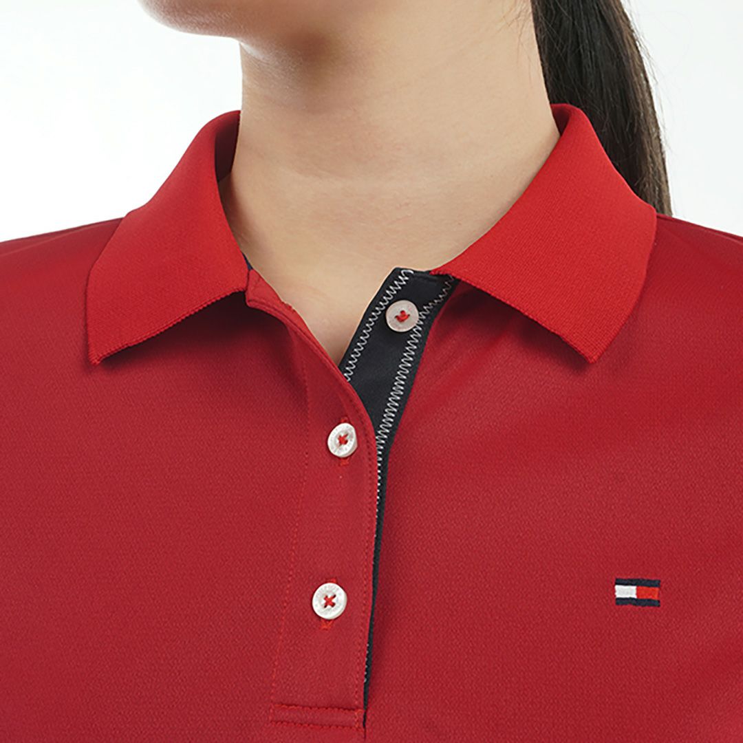 トミー ヒルフィガー ゴルフ Tommy Hilfiger Golf レディース レディース ベーシックフラッグ ポロシャツ THLA439 詳細15