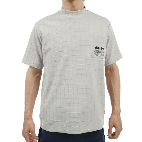 アドミラル ゴルフ Admiral GOLF メンズ メンズ グリッドオーバー モックシャツ ADMA403 詳細1