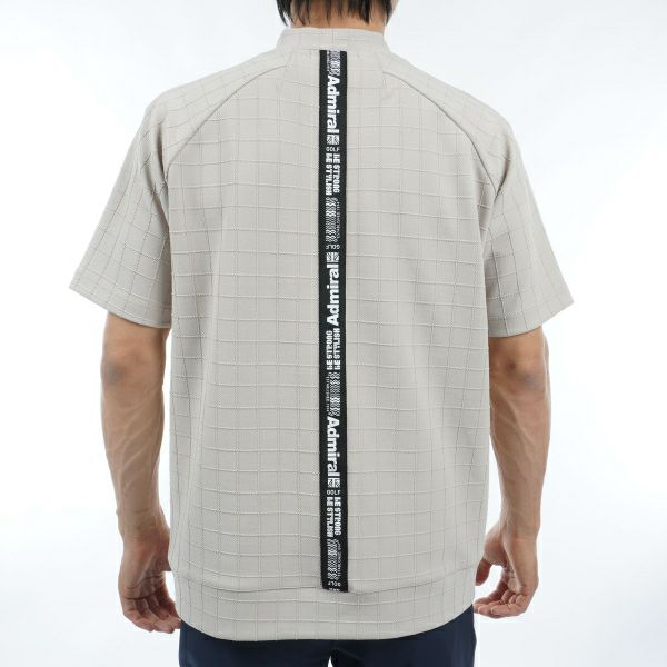アドミラル ゴルフ Admiral GOLF メンズ メンズ グリッドオーバー モックシャツ ADMA403 詳細6