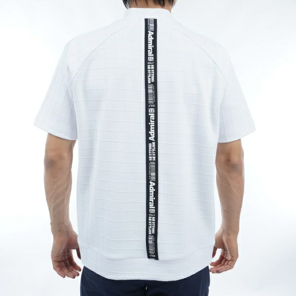 アドミラル ゴルフ Admiral GOLF メンズ メンズ グリッドオーバー モックシャツ ADMA403 詳細8