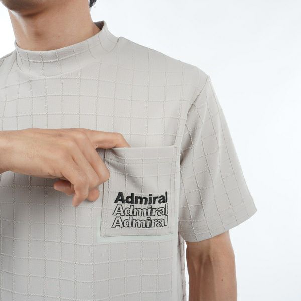 アドミラル ゴルフ Admiral GOLF メンズ メンズ グリッドオーバー モックシャツ ADMA403 詳細16