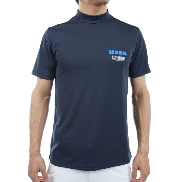 アドミラル ゴルフ Admiral GOLF メンズ メンズ ロックフェスグラフィック モックシャツ ADMA404 詳細1