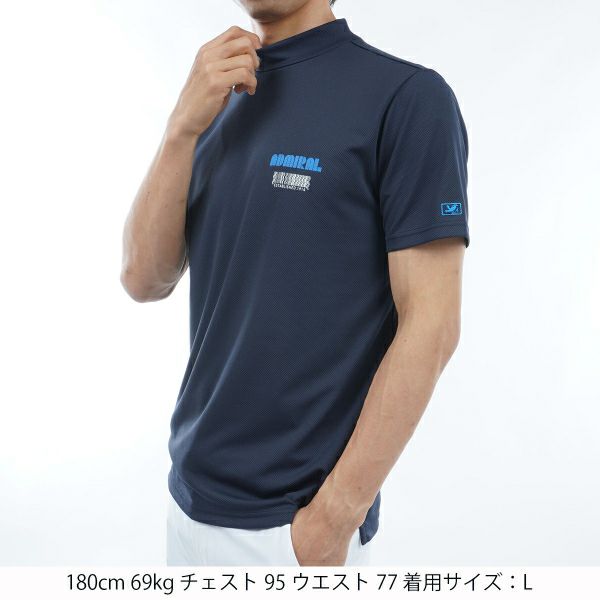 アドミラル ゴルフ Admiral GOLF メンズ メンズ ロックフェスグラフィック モックシャツ ADMA404 詳細4