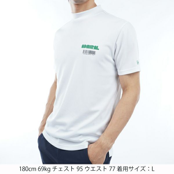 アドミラル ゴルフ Admiral GOLF メンズ メンズ ロックフェスグラフィック モックシャツ ADMA404 詳細6