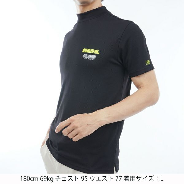 アドミラル ゴルフ Admiral GOLF メンズ メンズ ロックフェスグラフィック モックシャツ ADMA404 詳細8