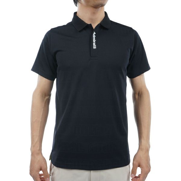 アドミラル ゴルフ Admiral GOLF メンズ メンズ ロゴジャカード ポロシャツ ADMA405 詳細3